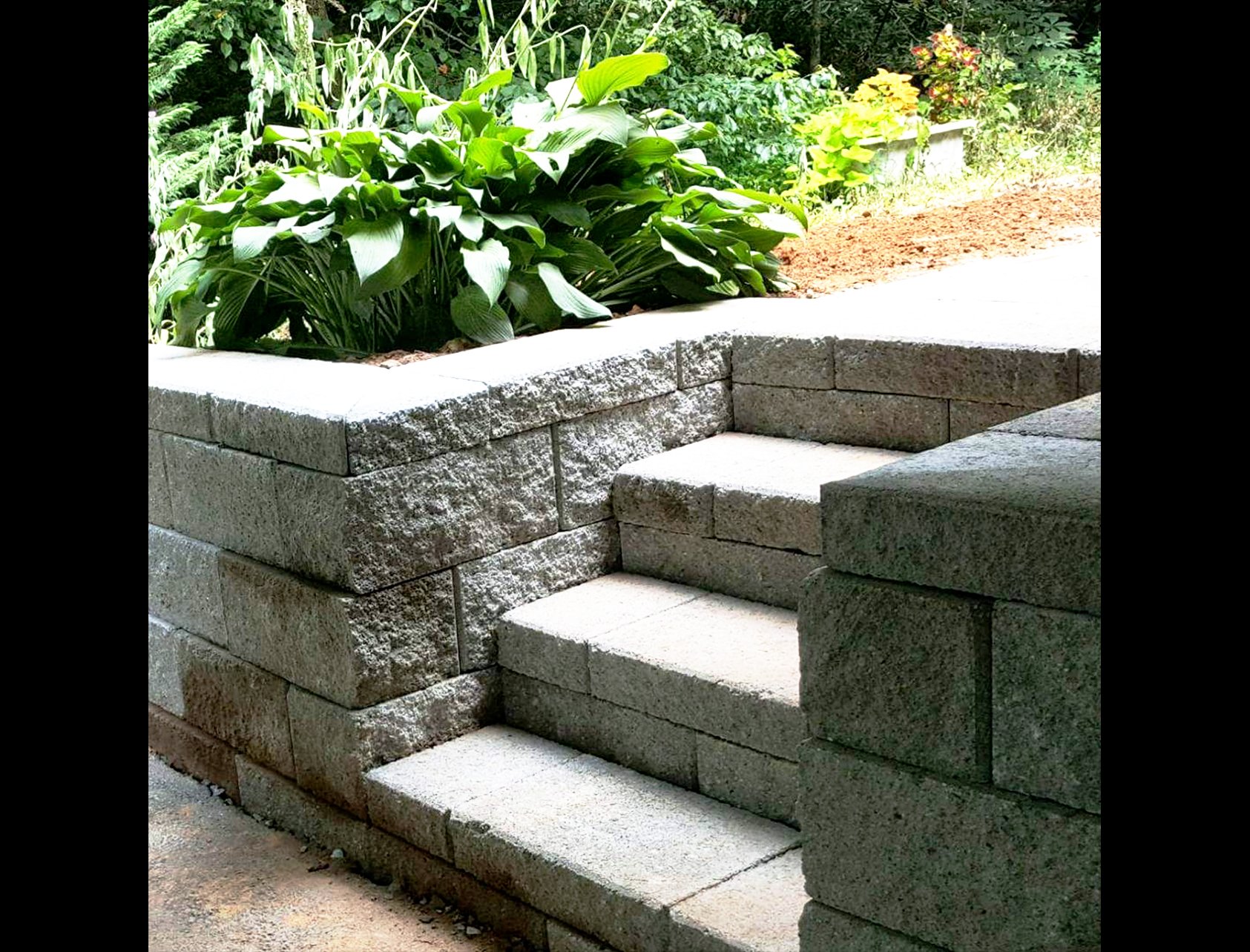 retaining wall steps