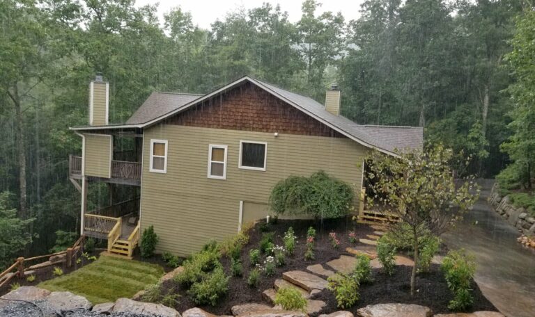 deck, fence, retaining wall, landscape design