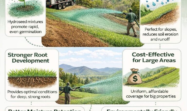 Hydroseeding infographic