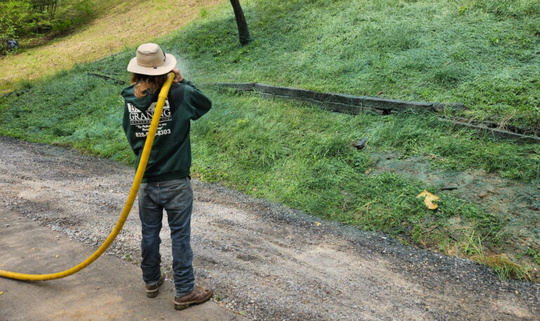 work Mathis hydroseeding